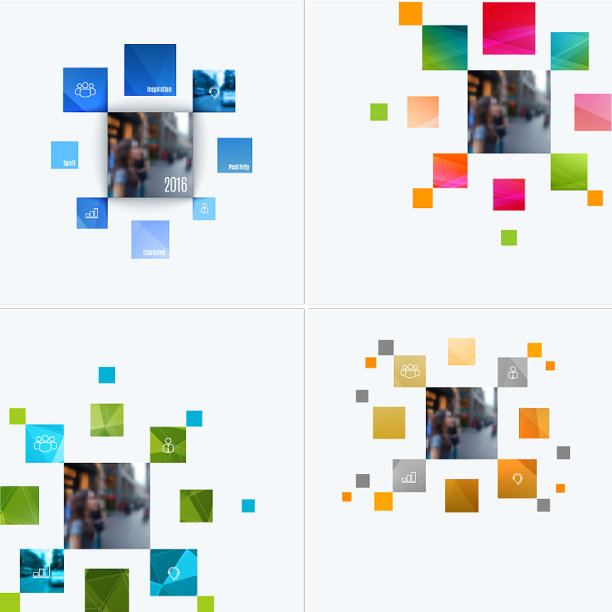 商业设计元素的图形布局图片下载