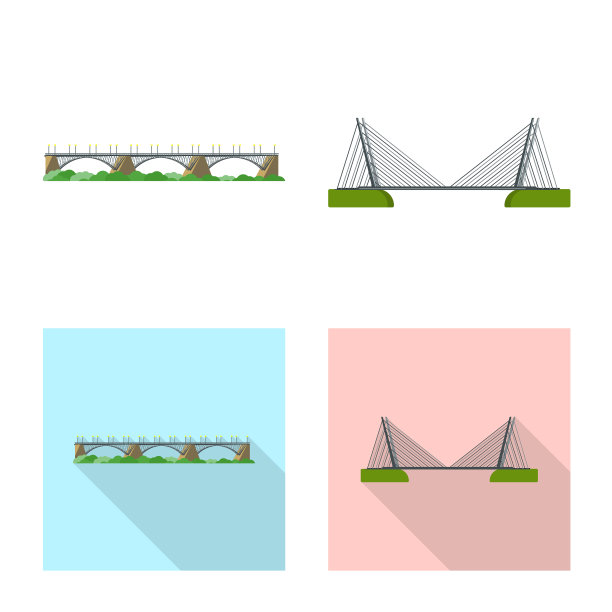 孤立的对象连接和设计图标图片下载