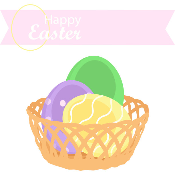 复活节彩蛋春天假期图片下载