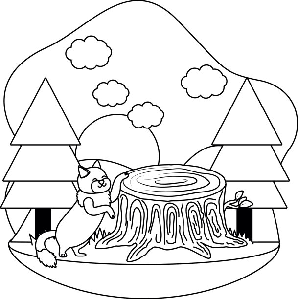 猫的卡通设计图片下载