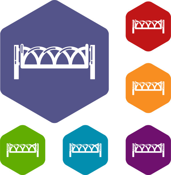 围栏木图标简单的黑色风格图片下载
