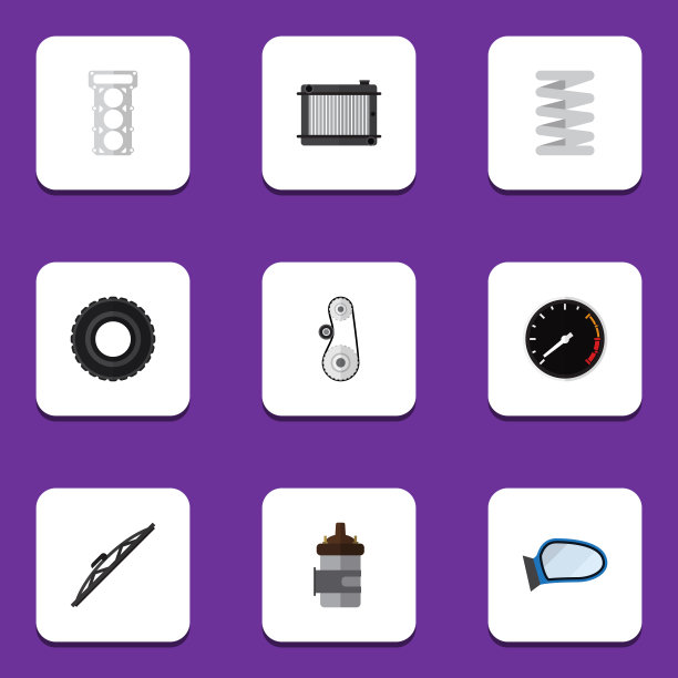 平面组件组的凸轮带减震器图片下载