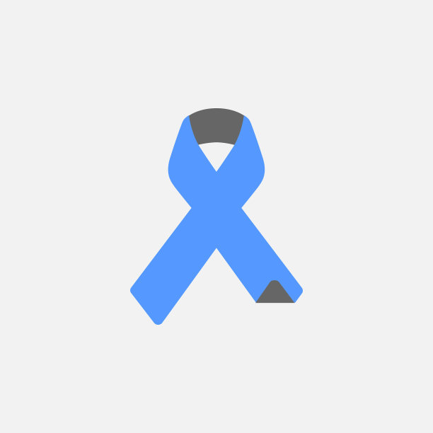 艾滋病平面图标孤立在白色背景图片下载