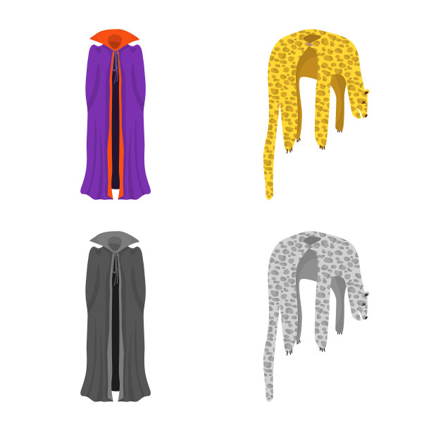 设计材料和服装标志套图片下载