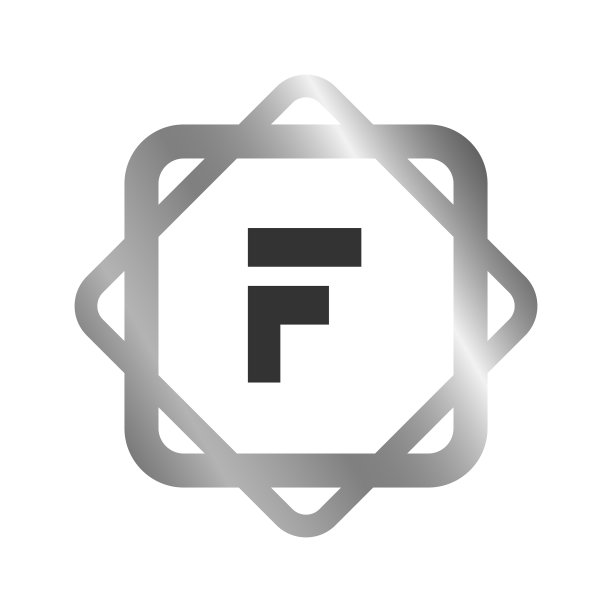 首字母F标志设计模板图片下载