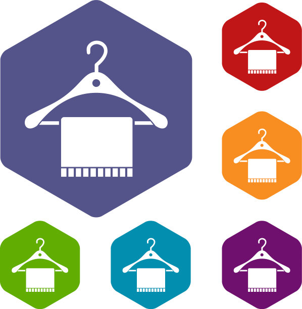 衣架上的围巾图标图片下载