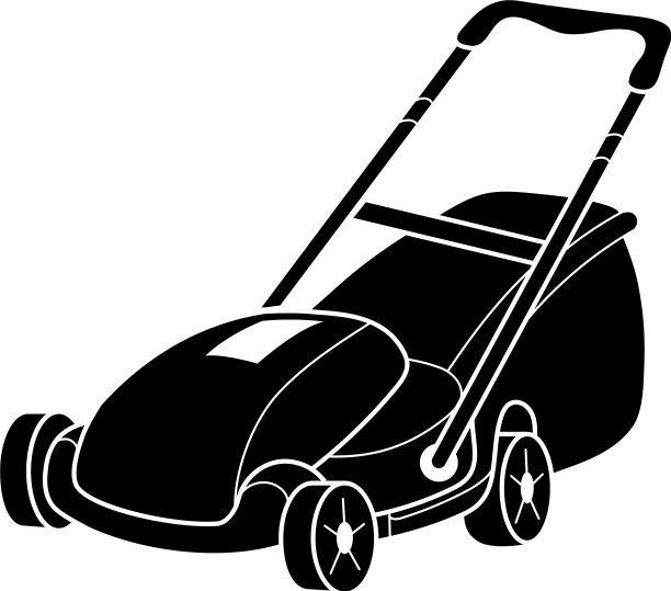 割草机图标简约风格图片下载