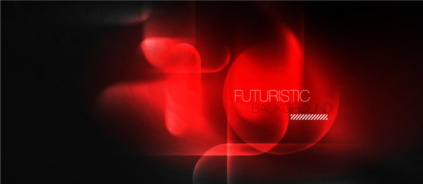 霓虹发光的科技线条，高科技的未来主义图片下载