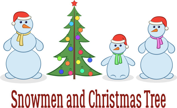 卡通雪人集图片下载