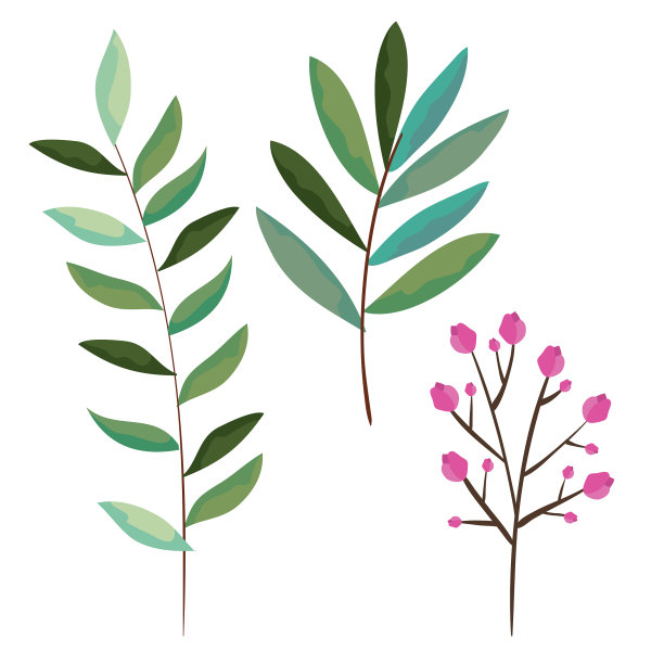 分支与叶子设置样式图标图片下载