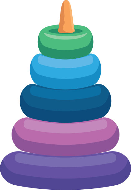 堆环，电池图标图片下载