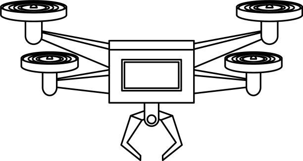 无人机遥控卡通黑色和图片下载