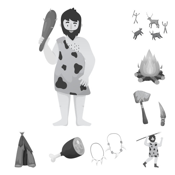 设计历史和时代图标收藏图片下载