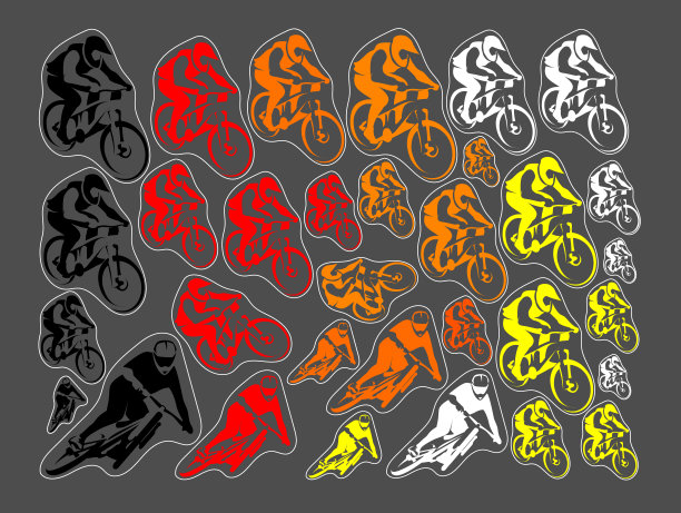 山地自行车套图片下载