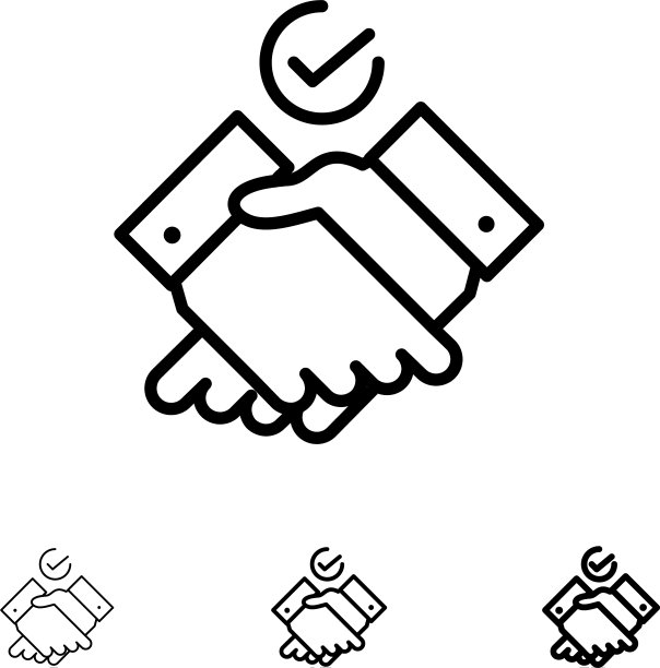 工作主题粗细黑线图标设置图片下载