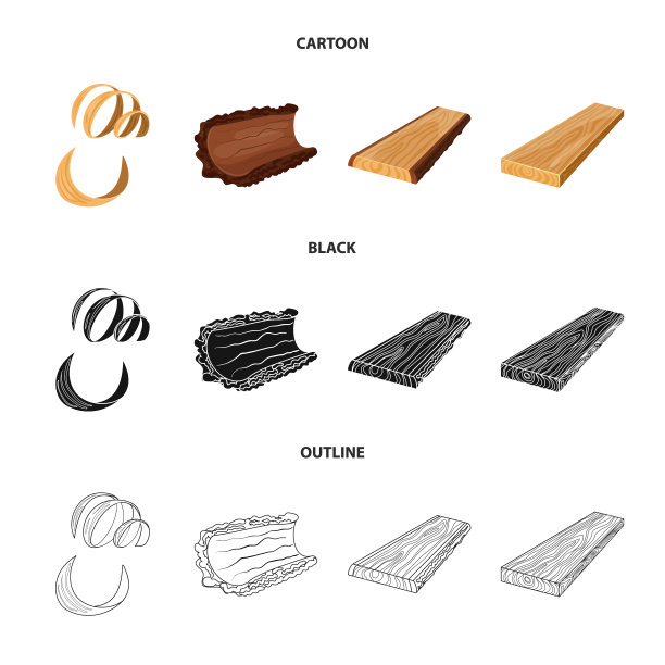 孤立的对象树和原始符号集合图片下载