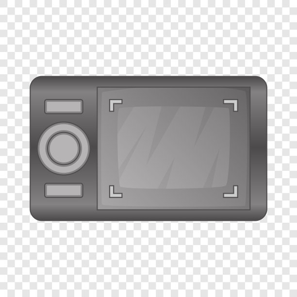 相机取景器与曝光图标卡通风格图片下载