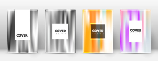 传单布局时髦的粗体宣传册模板图片下载