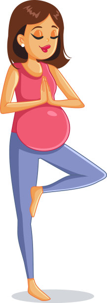 孕妇做产前瑜伽图片下载