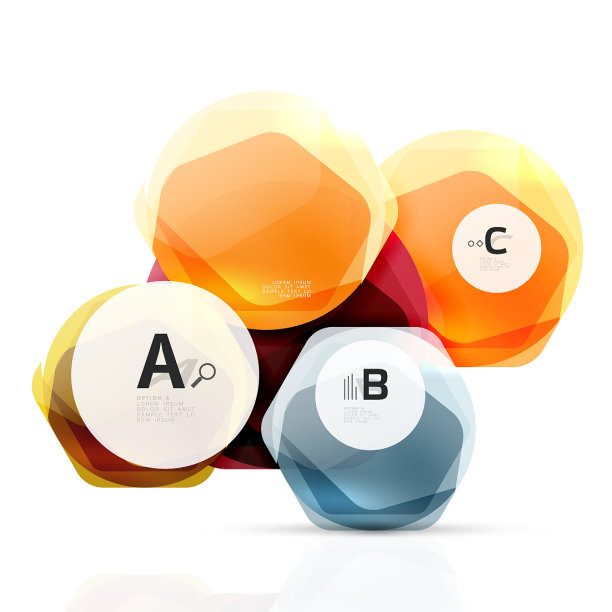 玻璃彩色六角形光泽塑料六角形图片下载