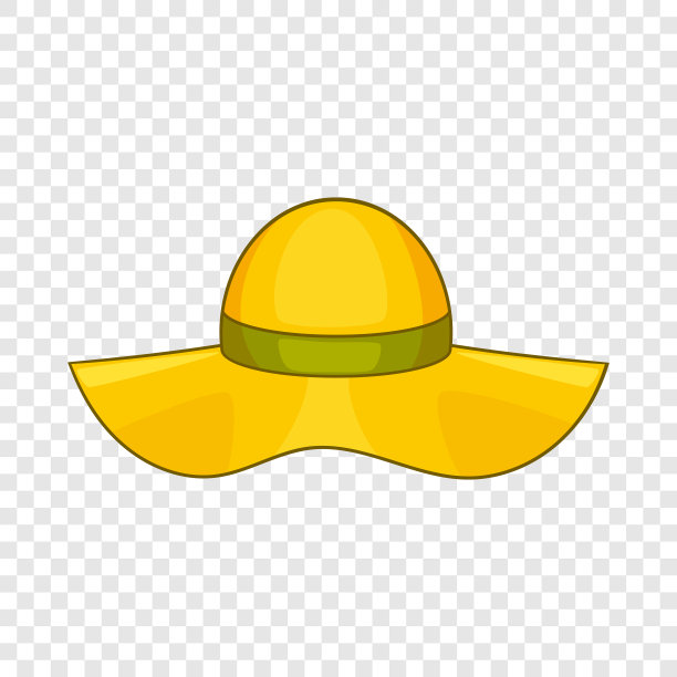 太阳帽图标卡通风格图片下载