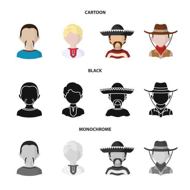 模仿者与常驻符号集的孤立对象图片下载