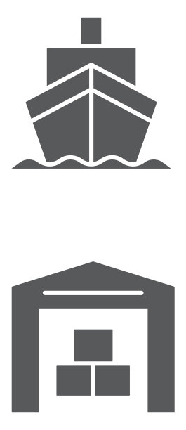 仓库glyph图标，建筑和商店存储图片下载