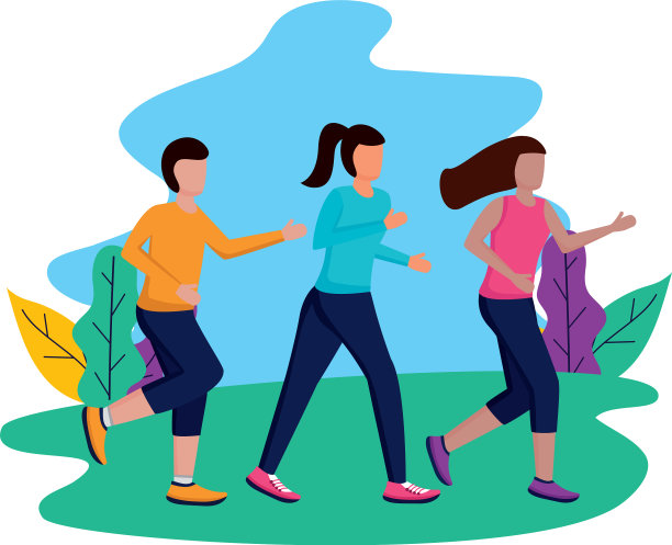 人跑步活动图片下载