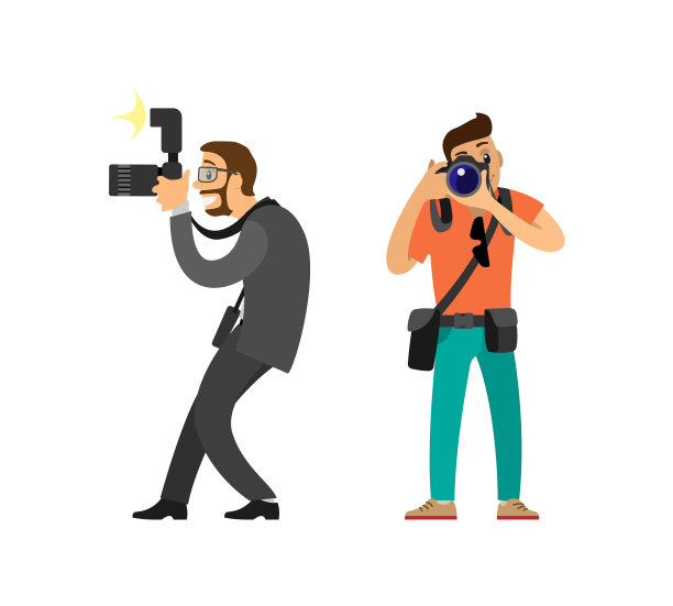 自由摄影师狗仔队数码相机图片下载