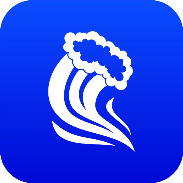 泡沫飞溅图标数字蓝色图片下载