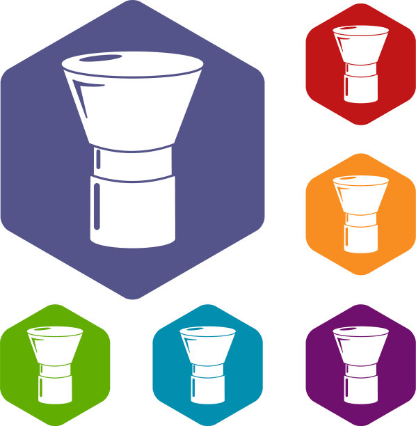 刷粉图标六面体图片下载