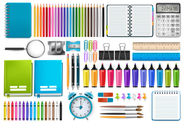 学校用品图片下载
