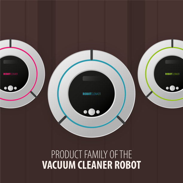 机器人吸尘器在木地板智能图片下载