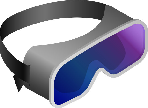 滑雪眼镜面具图标等距风格图片下载