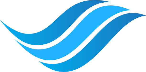 波水抽象商业标志图片下载