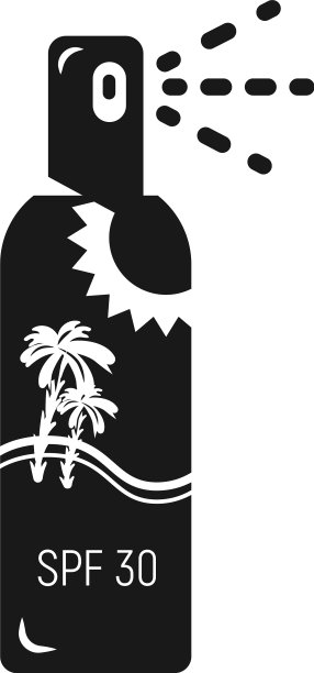简单风格的防晒喷雾图片下载