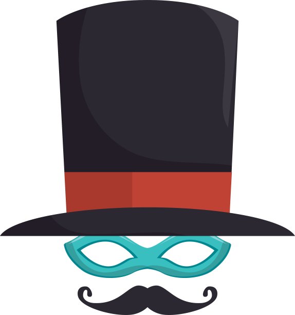 向导帽孤立图标图片下载