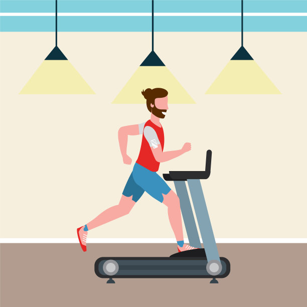 健身锻炼的卡通图片下载