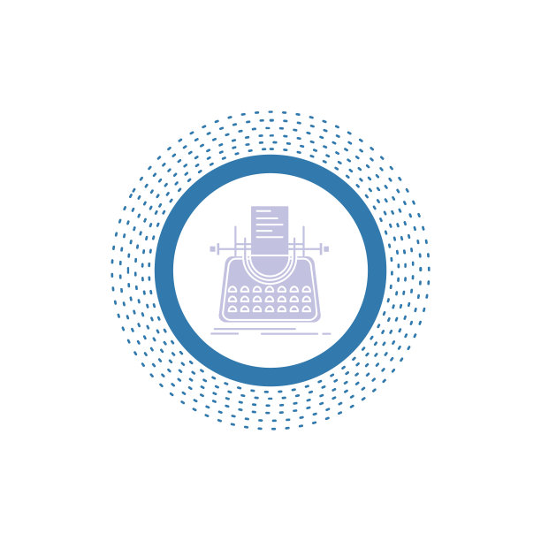 文章博客故事打字机作家字形图标图片下载