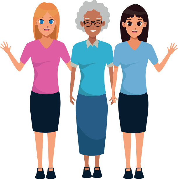 家庭祖母和母亲与女儿图片下载