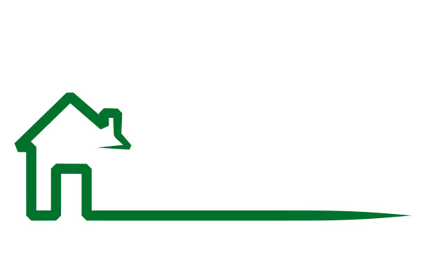 房地产标志房子在白色股票图片下载