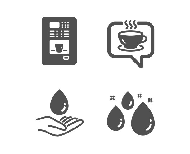 水护理咖啡和咖啡售卖图标水图片下载