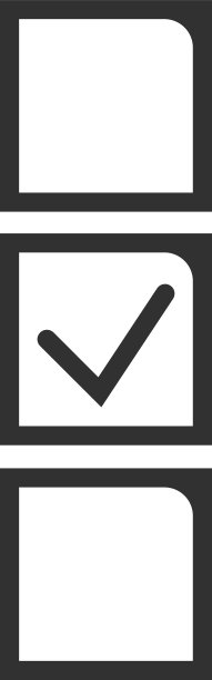 方形勾选隔离图标图片下载