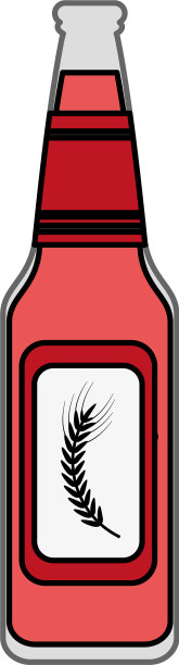 彩色图像瓶玻璃的提神饮料图片下载