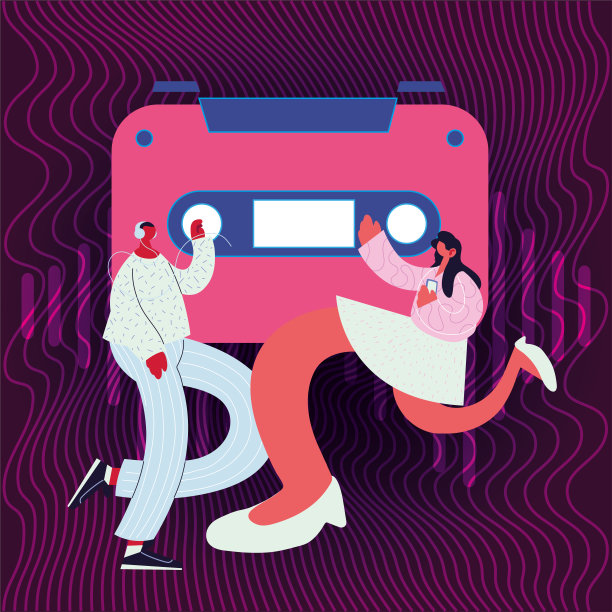 把听音乐和电子设备结合起来图片下载