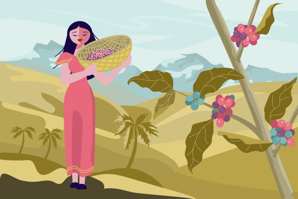 女性咖啡农民图片下载