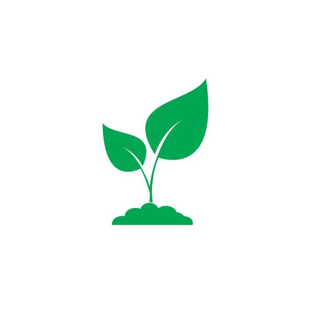 植物图标标志设计图片下载
