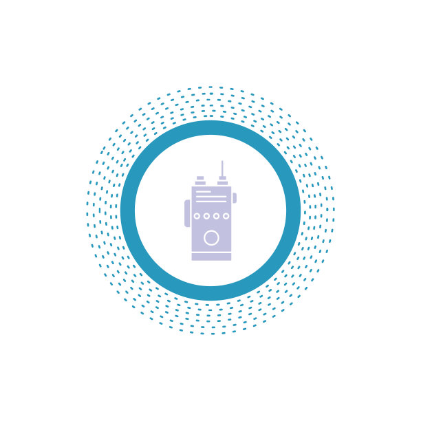 对讲机通信无线电露营符号图片下载