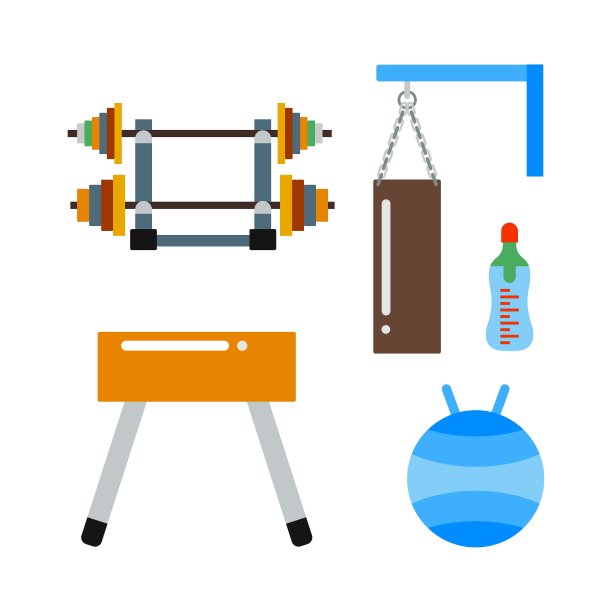 健身俱乐部标志图片下载