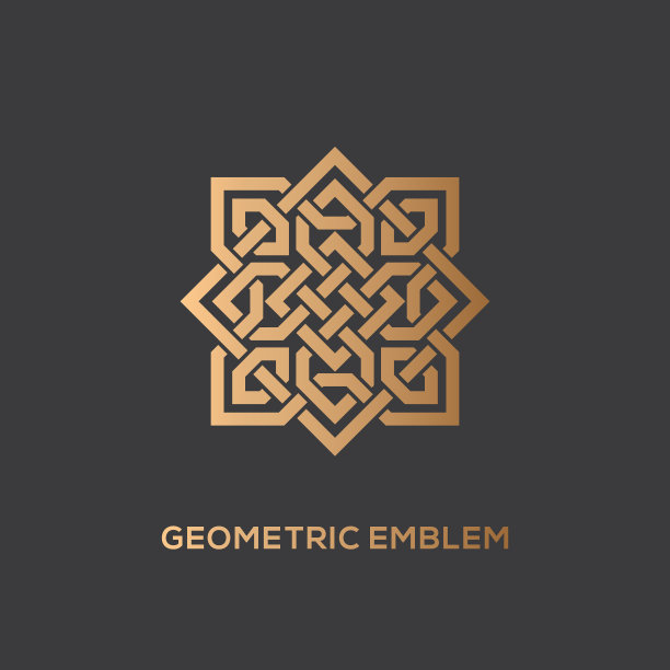 几何会徽图片下载
